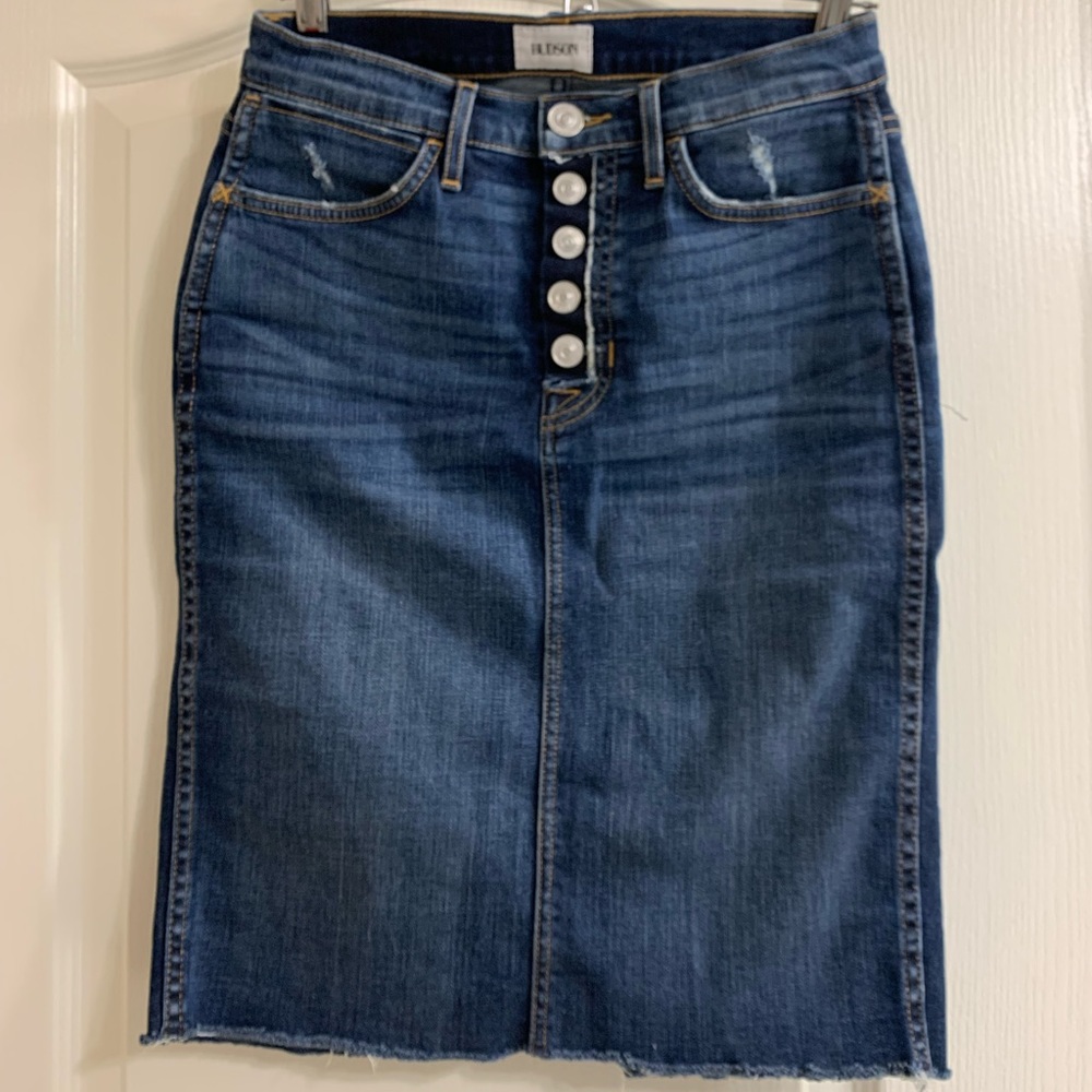 Hudson Remi Hi Rise Pencil Skirt